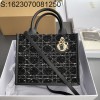 [JHL] 디올 북 토트백 까나쥬 트위드 26.5*21*14cm 스몰 블랙 Dior