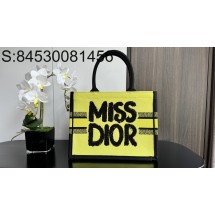 [JHL] 디올 MISS DIOR 양색 북 토트백 36.6*27*16.5cm 옐로우 Dior