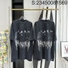 V공장 발렌시아가 24SS 모노그램 밴드 프린트 반팔티 차콜 balenciaga