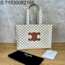 JXG 셀린느 개선문 카바스 토트백 라지 40*30*16cm 라이트 베이지 Celine