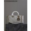 [JHL] 디올 레이디 D-Joy 미디엄 백 26*13.5*5cm 화이트 Dior