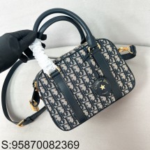 [JHL] 디올 오블리크 볼링백 미디엄 25*16*9.5cm Dior