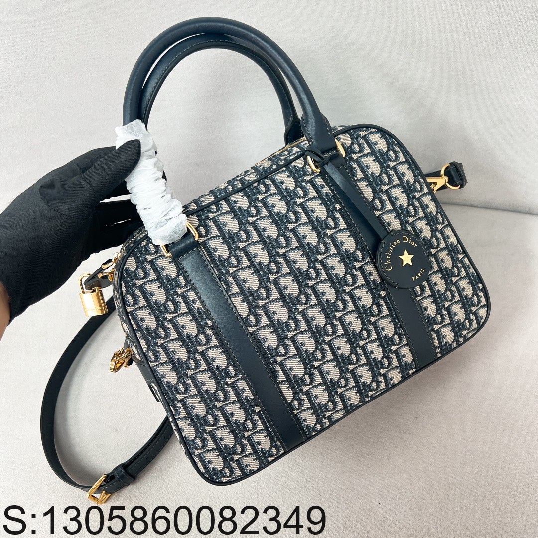 [JHL] 디올 오블리크 볼링백 라지 31*22.5*11.5cm Dior