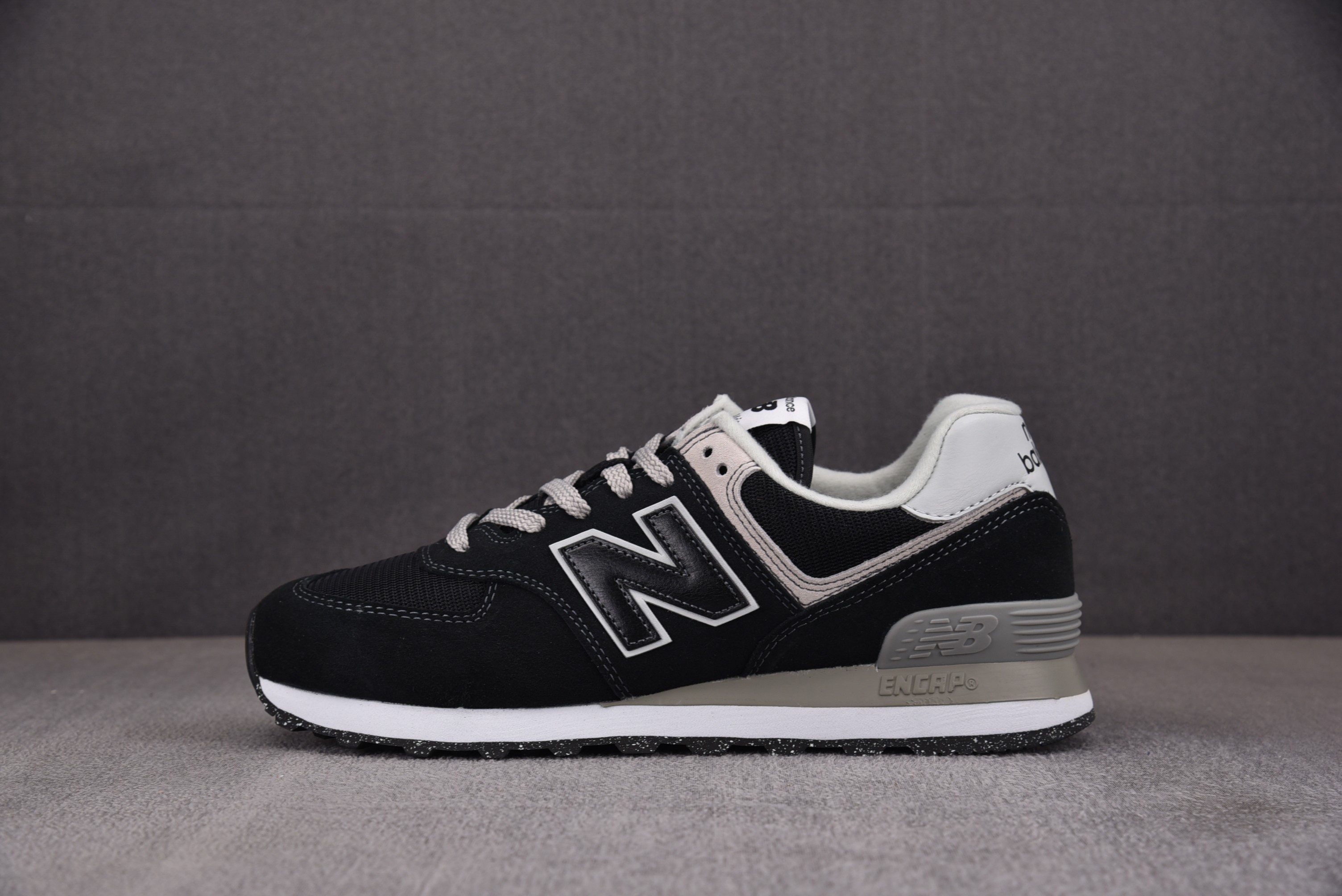 【纯原】New Balance NB 574 Black White 黑白 ML574EVB