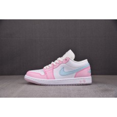 【CJ】WMNS Air Jordan 1 Low SE Paw Print Pink Foam 粉色 HM3706-141