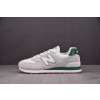 【纯原】New Balance 574 White Green Gum 米白绿 ML574TD2