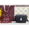 [JHL] 구찌 수퍼 미니 숄더백 블랙 800313 20*14*5.5cm Gucci