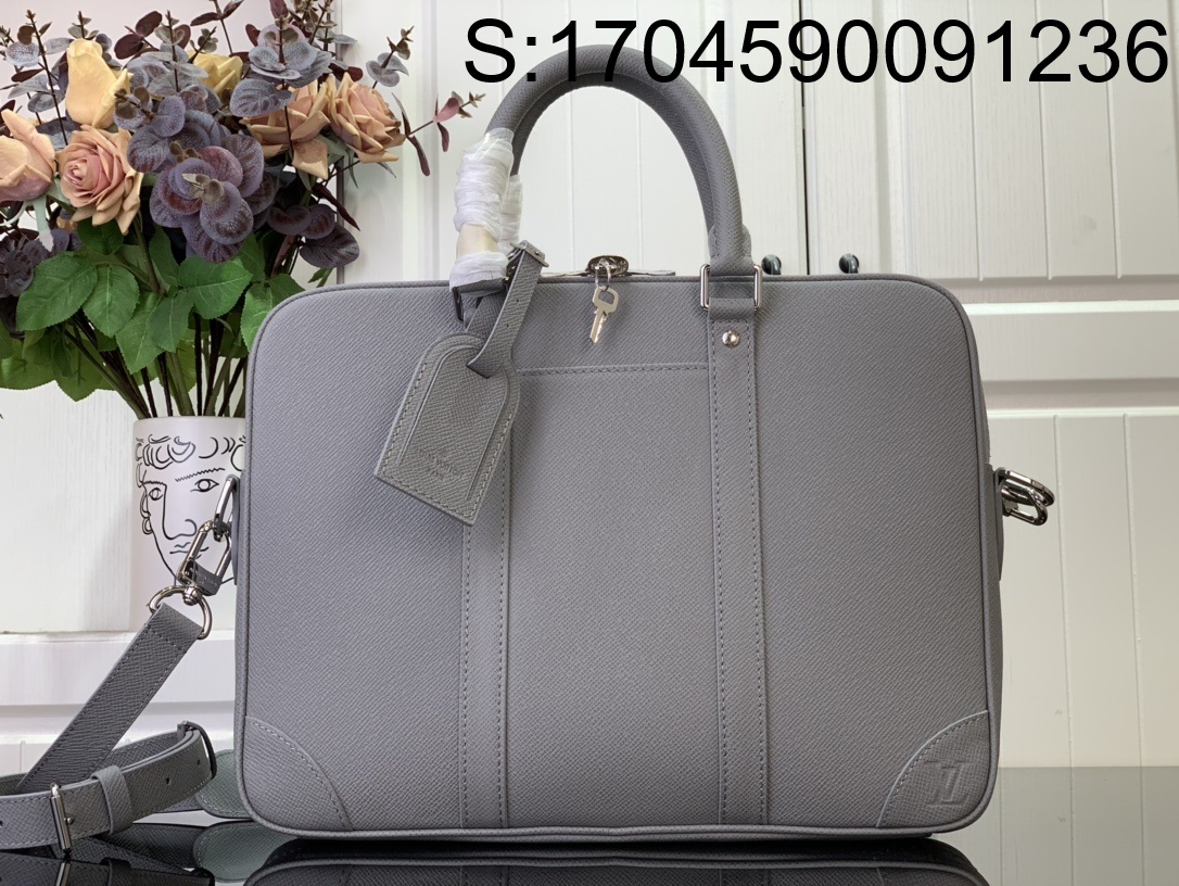 [88factory] 루이비통 사피아노 여행 서류 케이스 M30925 36.5*27.5*6cm 그레이 LOUIS VUITTON