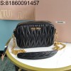 [JHL] 미우미우 마테라쎄 체인 백 5BH118B 20*13*5.5cm 블랙 miumiu