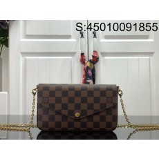 [88factory] 루이비통 아주르 포쉐트 펠리시 M63106 21*12*3cm 브라운 LOUIS VUITTON