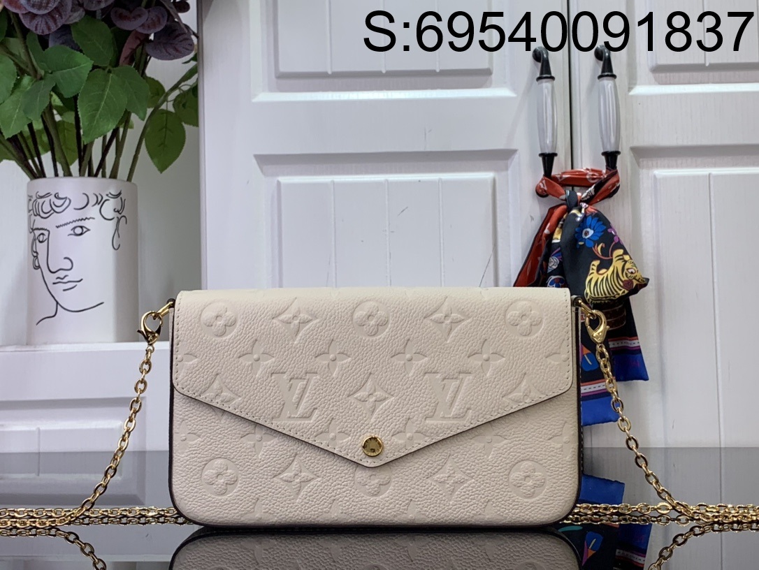 [88factory] 루이비통 포쉐트 모노그램 체인 숄더백 M82363 21*12*3cm 화이트 LOUIS VUITTON