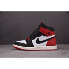 【PK】Air Jordan 1 High OG Black Toe Reimagined 白红黑 DZ8485-106