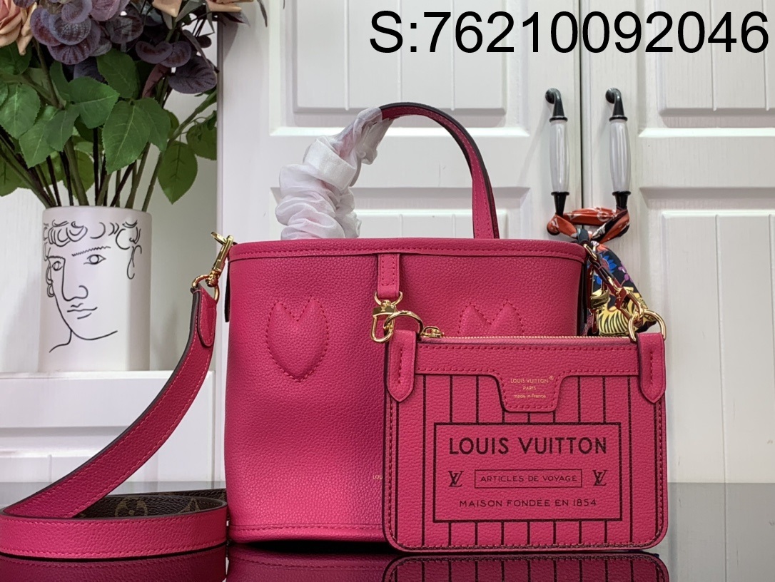 [88factory] 루이비통 네버풀 반둘리에 인사이드 아웃 M12109 24*14*9cm 레드 LOUIS VUITTON