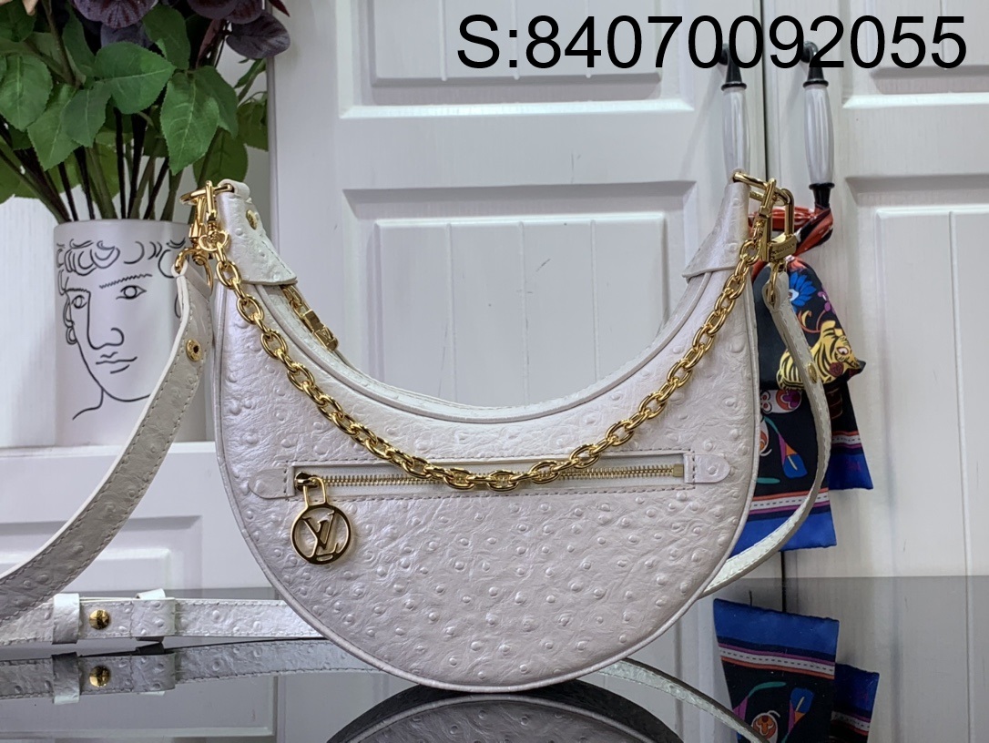 [88factory] 루이비통 루프 호보백 화이트 N85900 23*13*6cm LOUIS VUITTON