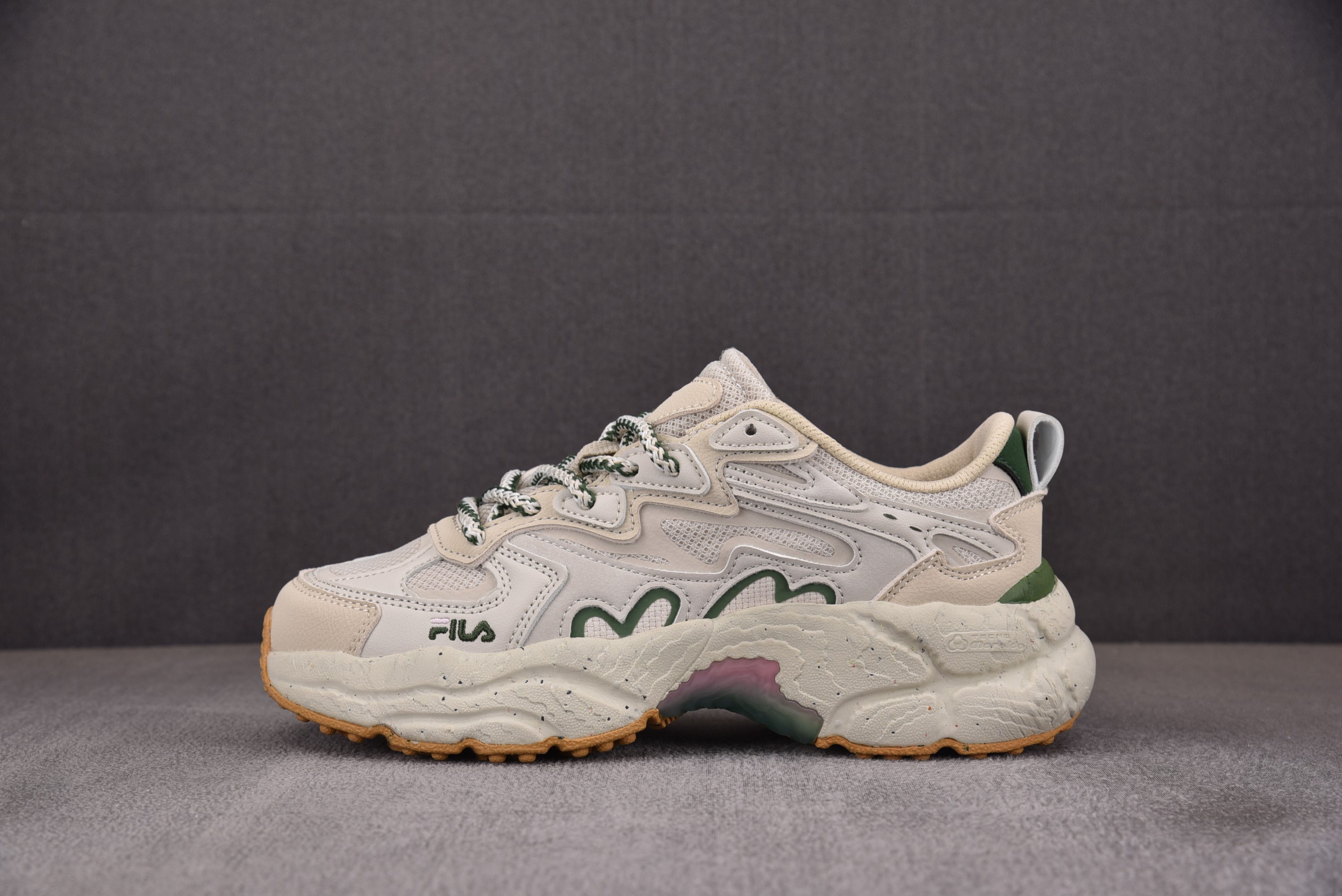 【纯原】FILA Fern 斐乐 银绿 휠라