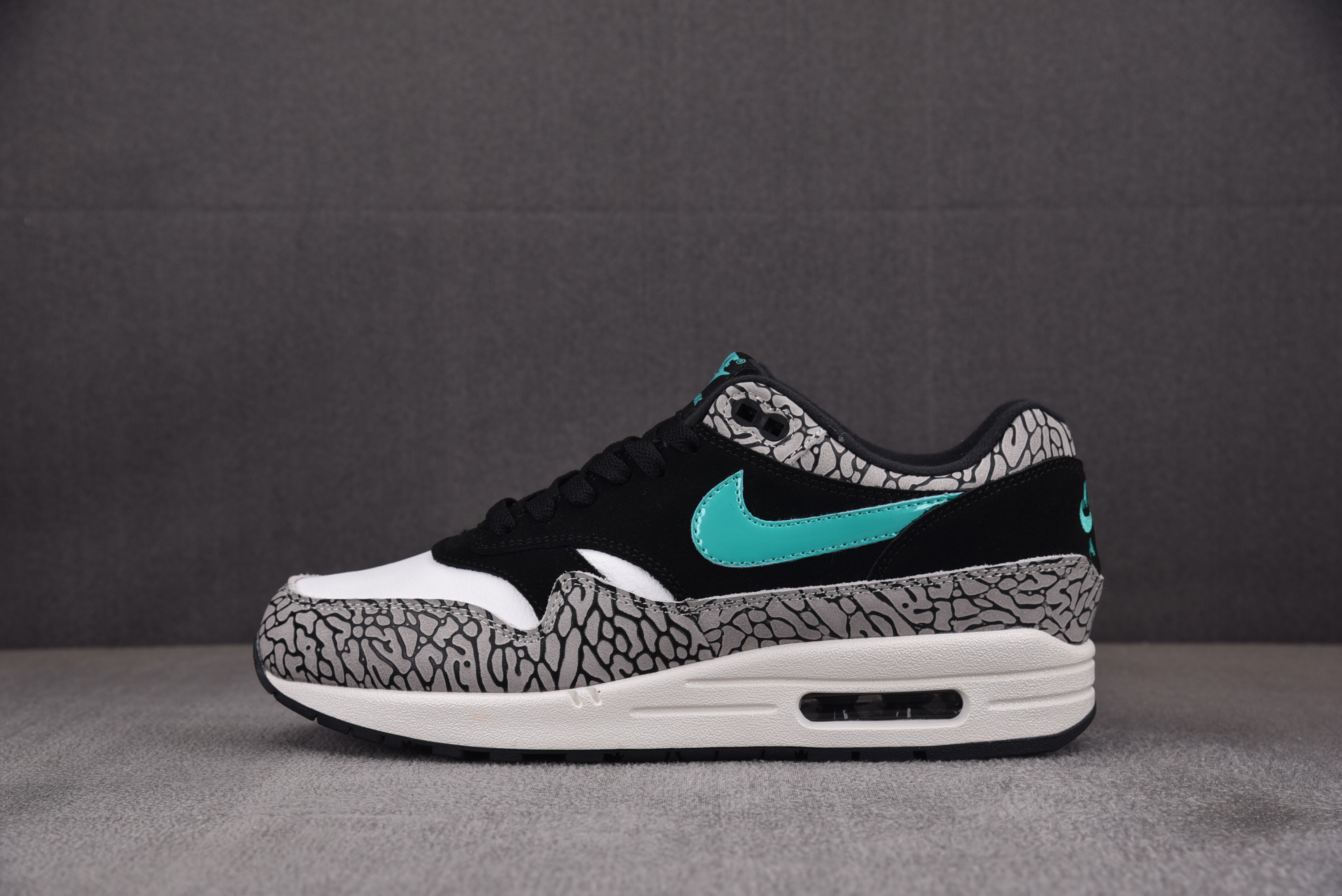 【OWF】Nike Air Max 1 Atmos Elephant 大象 灰裂纹 908366-001 나이키