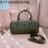 [JHL] 미우미우 아르카디 가죽 백 5BB148 27*12*9cm 올리브 