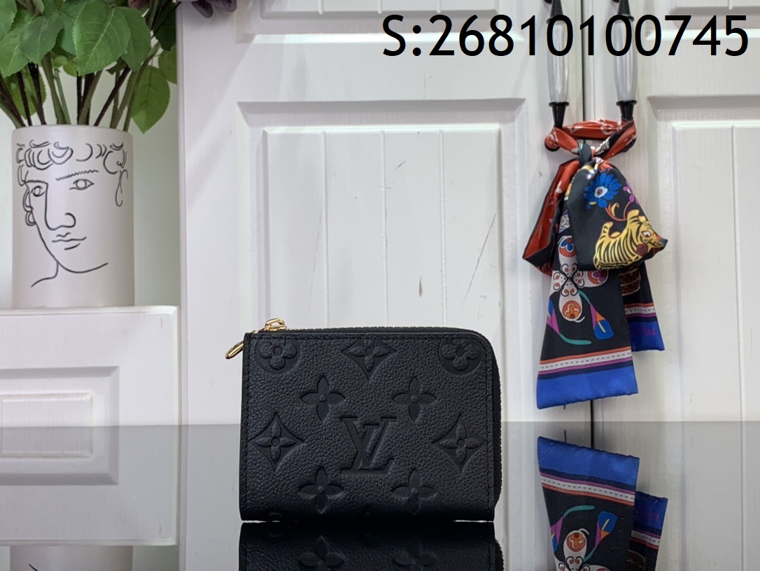 [88factory] 루이비통 엠보 모노그램 노아 컴팩트 월릿 M83476 11*8.5*1.5cm 블랙 LOUIS VUITTON