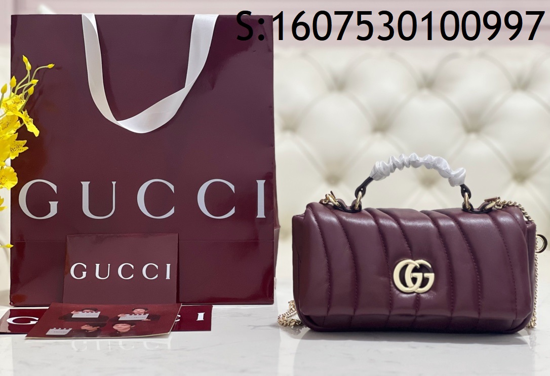 [JHL] 구찌 GG 밀라노 숄더백 806017 21*12.5*4.5cm 와인 Gucci