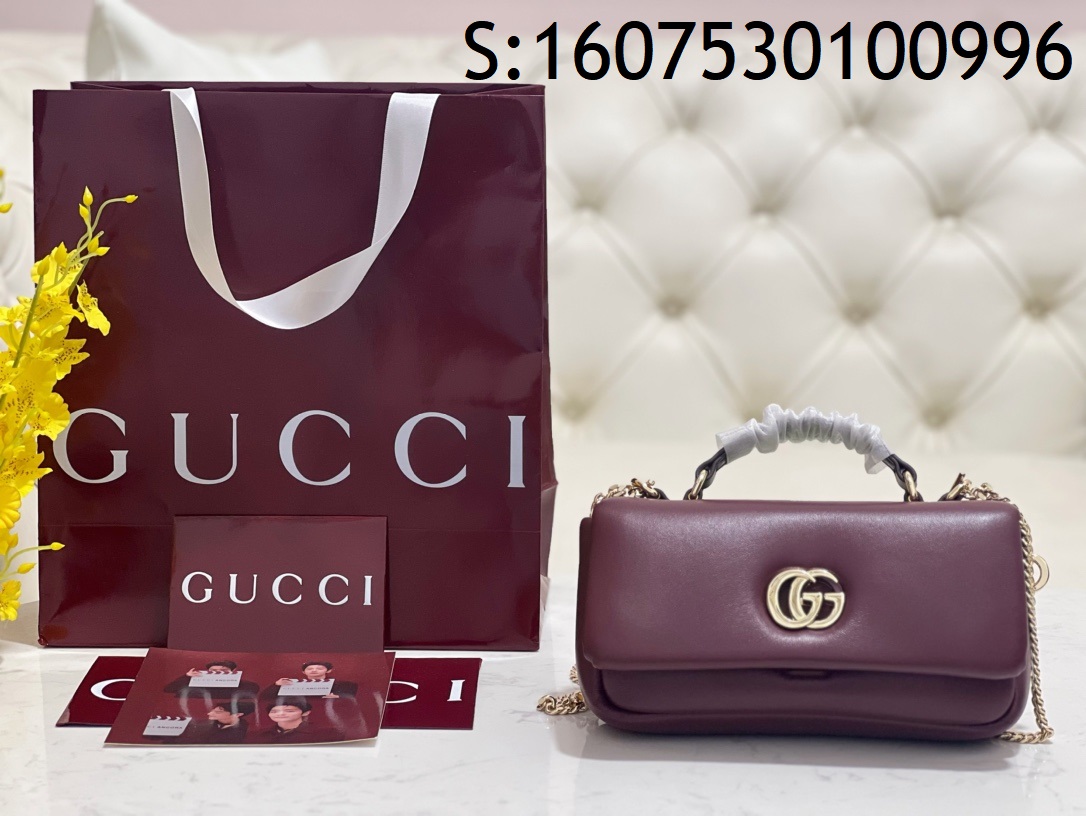 [JHL] 구찌 밀라노 숄더백 806017 21*12.5*4.5cm 와인 Gucci