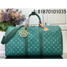 [88factory] 루이비통 모노그램 키폴 M12687 50*29*23cm 그린 LOUIS VUITTON