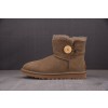 UGG Mini Bailey Button II 棕色 1016422 어그