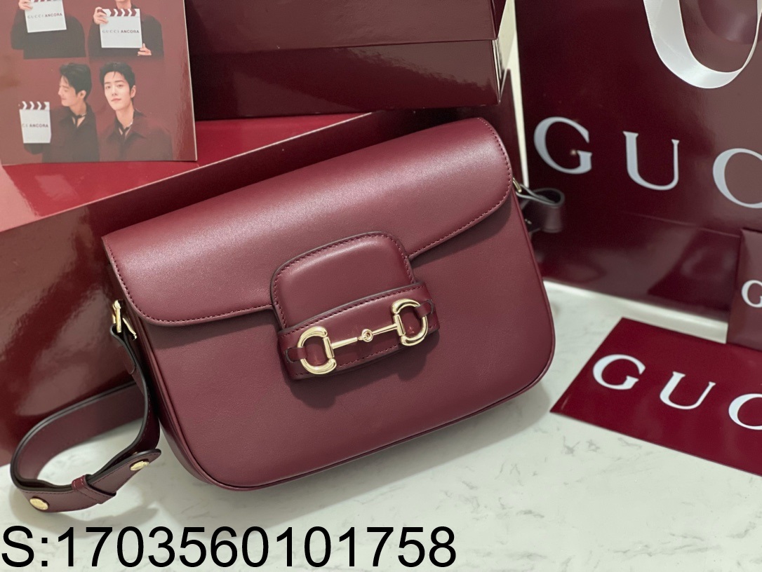 [JHL] 구찌 홀스빗 1955 숄더백 815178 25.9*17.5*9.9cm 와인 Gucci