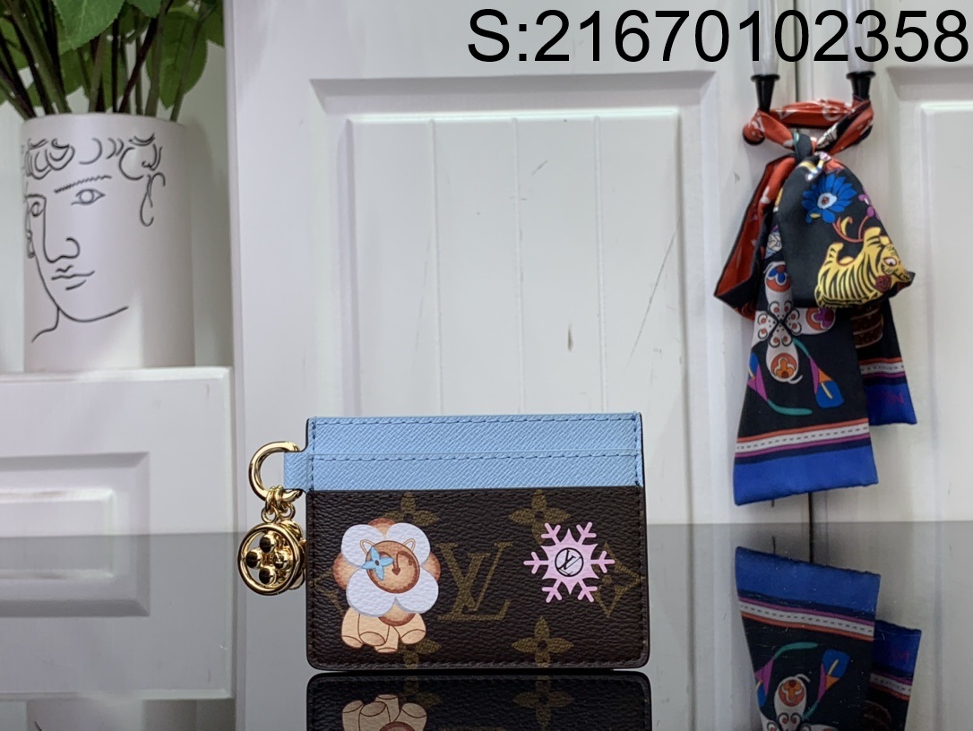 [88factory] 루이비통 LV CHARMS 눈송이 카드지갑 M12227 7.3*0.3*10.2cm LOUIS VUITTON