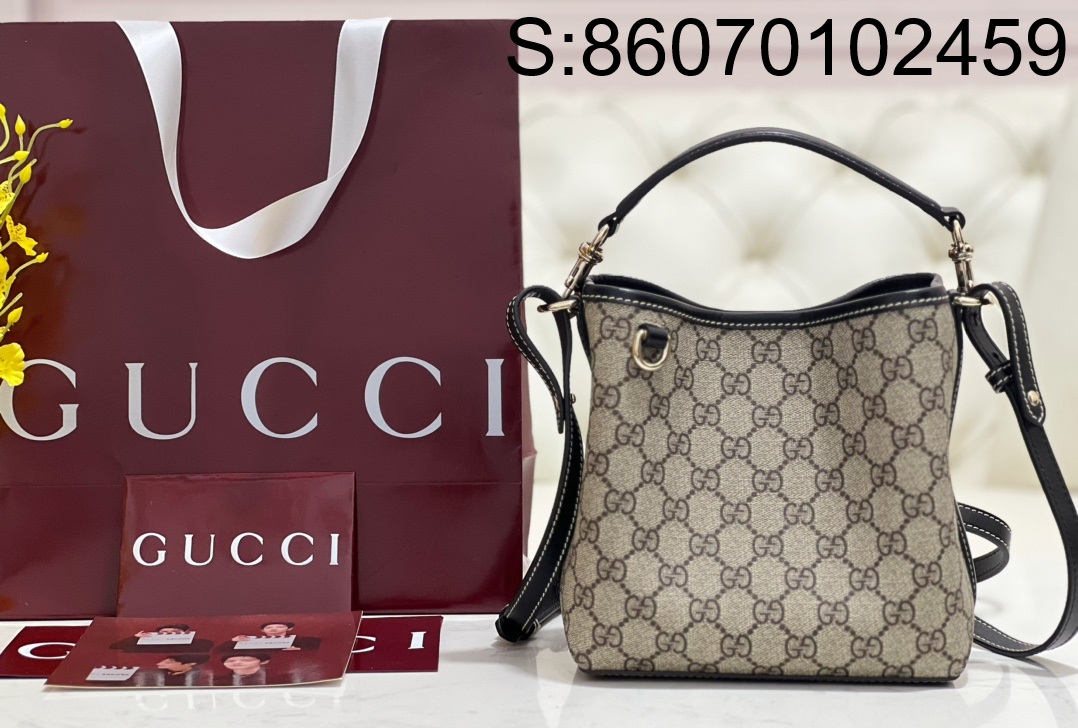 [JHL] 구찌 엠블럼 호보백 숄더백 815118 20.5*18*11.5cm 블랙 Gucci