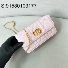 [JHL] 디올 24 카로 WOC 까나쥬 체인 파우치 20*11.5*3.5cm 핑크 Dior