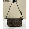 [니콜] 펜디 심플리 FF 자카드 숄더백 22*4*12cm Fendi