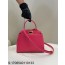 [니콜] 펜디 레더 금장 버클 핸드백 23*9*20cm 딥핑크 Fendi