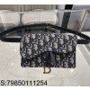 [JHL] 디올 오블리크 새들 벨트 파우치 블루 S5619 17*10*3.5cm Dior