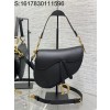 [JHL] 디올 금장 CD 새들백 24*6*18cm 블랙 라지 Dior