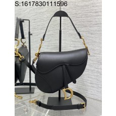 [JHL] 디올 금장 CD 새들백 24*6*18cm 블랙 라지 Dior