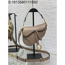 [JHL] 디올 금장 CD 새들백 17*5*15cm 갈색 스몰 Dior