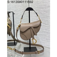 [JHL] 디올 금장 CD 새들백 17*5*15cm 갈색 스몰 Dior