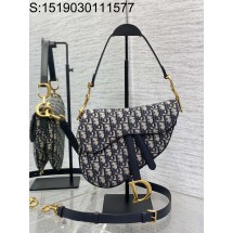 [JHL] 디올 금장 CD 오블리크 새들백 24*6*18cm 라지 Dior