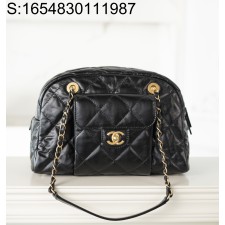 [JD] 샤넬 24A 금장 볼링백 21*33*14.5cm 블랙 