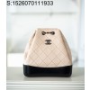 [JD] 샤넬 배색 가브리엘 백팩 베이지 블랙 23*22.5*10cm CHANEL