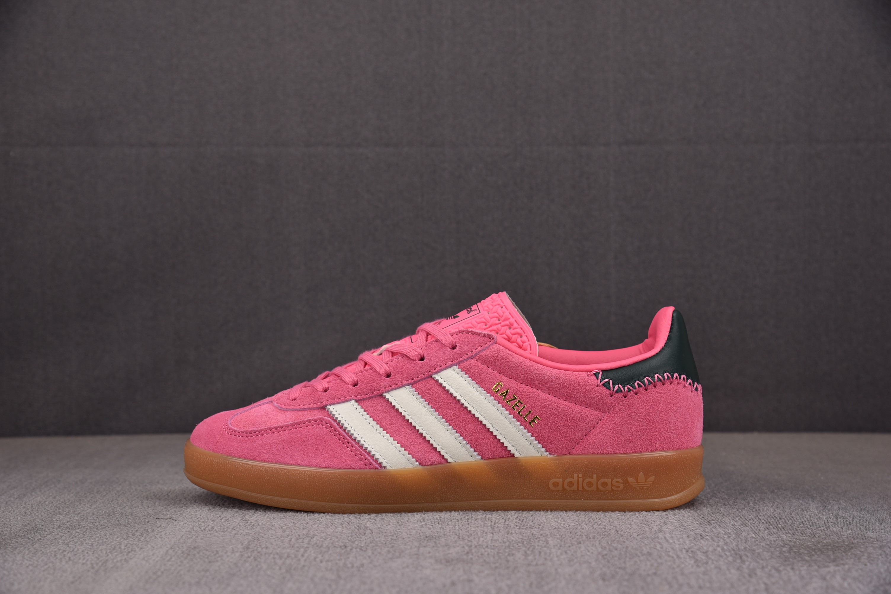 【TOP】AD Gazelle Indoor Rose Tone (Women's) 玫瑰红 JI2014 아디다스