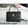 [JD] 샤넬 22SS 금장 트렌디 CC 플랩 핸들백 25cm 블랙 CHANEL