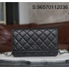 [JD] 샤넬 클래식 WOC 은장 체인 백 19cm 블랙 CHANEL