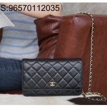 [JD] 샤넬 클래식 WOC 금장 체인 백 19cm 블랙 CHANEL