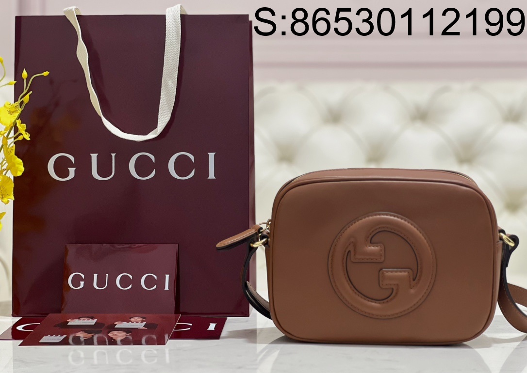 [JHL] 구찌 블론디 GG 레더 숄더백 820429 21*15*5cm 브라운 Gucci