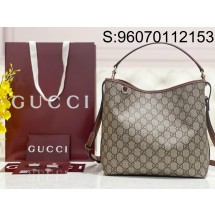 [JHL] 구찌 엠블럼 호보백 숄더백 815103 25*15.5*25cm 브라운 Gucci