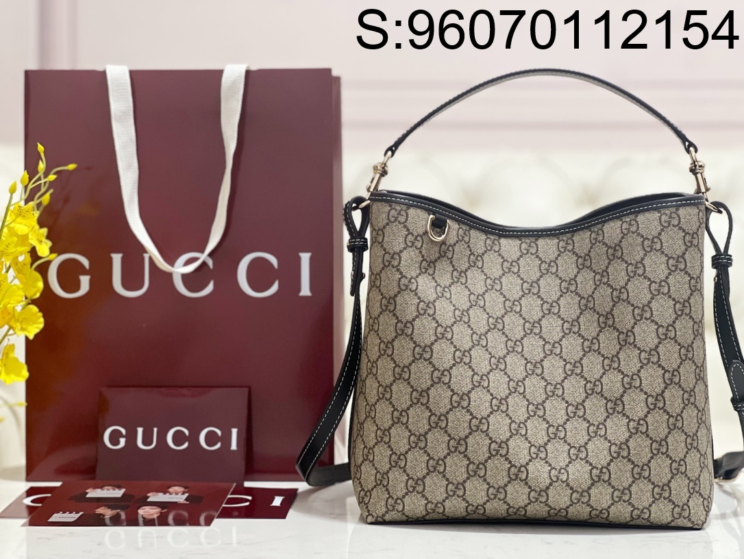 [JHL] 구찌 엠블럼 호보백 숄더백 815103 25*15.5*25cm 블랙 Gucci