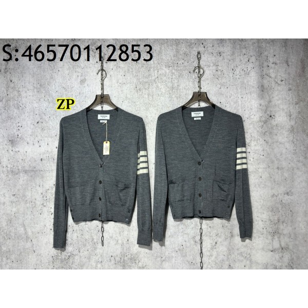 [사슬공장2] RN133280 톰브라운 여성용 양털 4 단추 가디건 그레이 Thombrowne