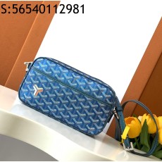 [리미티드] 고야드 로고 카메라백 블루 23*8*14cm Goyard