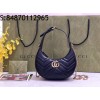 [JHL] 구찌 GG 마몬트 하프문 숄더백 699514 21.5*11*5cm 블랙 Gucci